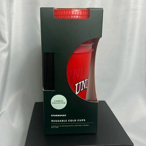 NEW Starbucks UNLV Campus Collection Reusable Cold Cups 5-Pack 24oz 2022 Limited